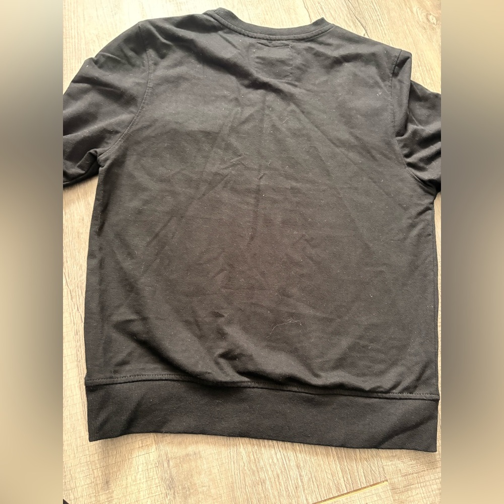 Akademiks black crew neck sweater with zipper - Picture 3 of 5